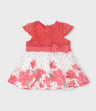 Vestido recién nacida con flores