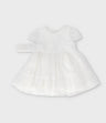Vestido recién nacida con puntos