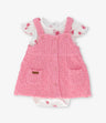 Vestido recién nacida con body floreado