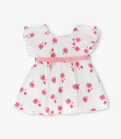 Vestido recién nacida floreado