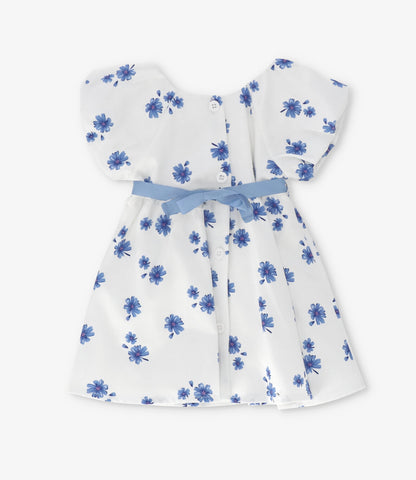 Vestido recién nacida floreado