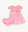 Vestido recién nacida con lazo