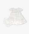 Vestido recién nacida con lazo