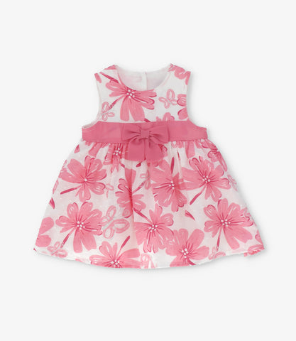 Vestido recién nacida floreado