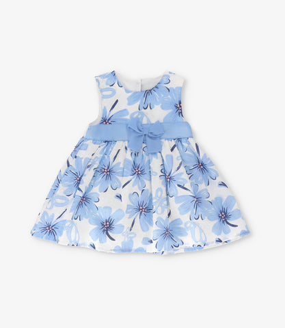 Vestido recién nacida floreado