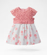 Vestido recién nacida con macramé