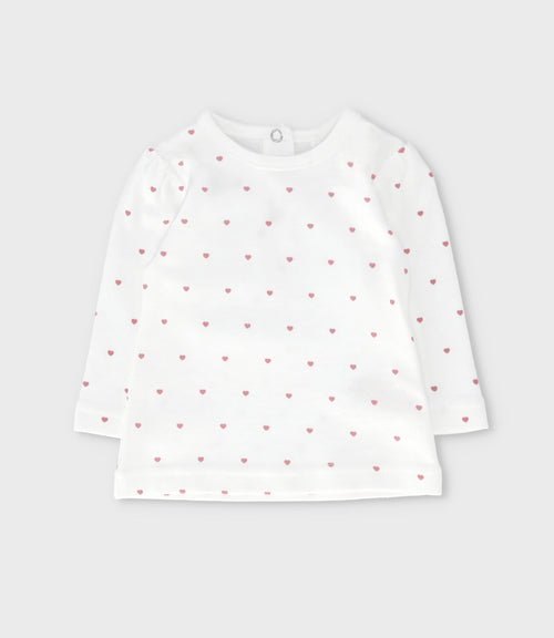 Jardinera recién nacida tejida 0 meses / Coral