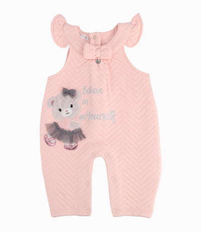 Jardinera Recién Nacida Con Oso