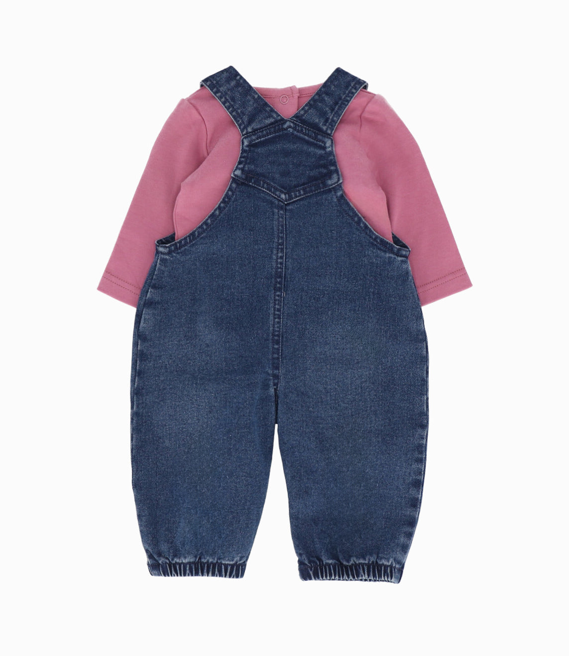 Jardinera recién nacida denim 0 meses / Azul Marino