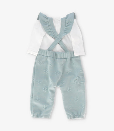 Jardinera recién nacida acolchada con oso