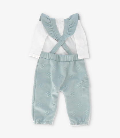 Jardinera recién nacida acolchada con oso