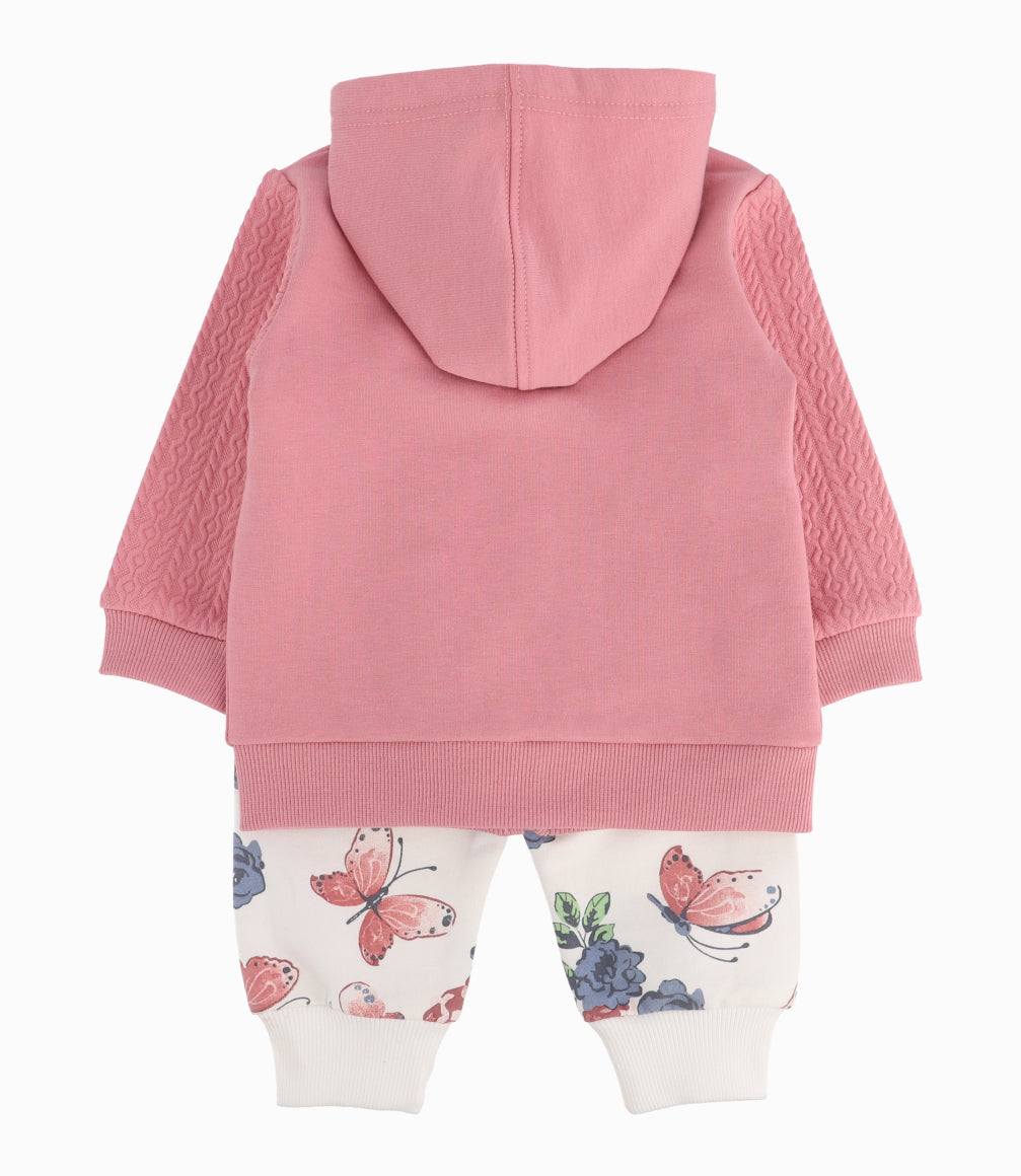 Conjunto Buzo Recién Nacida De Polerón y Pantalón