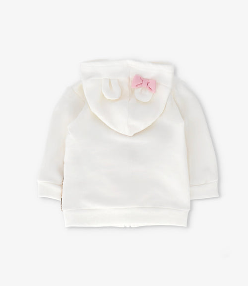 Buzo recién nacida con oso