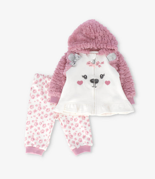 Buzo recién nacida con oso