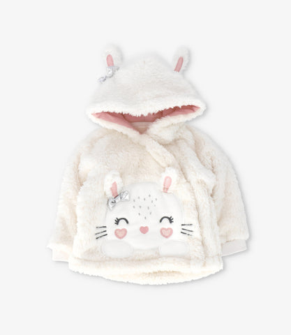 Buzo recién nacida con conejo