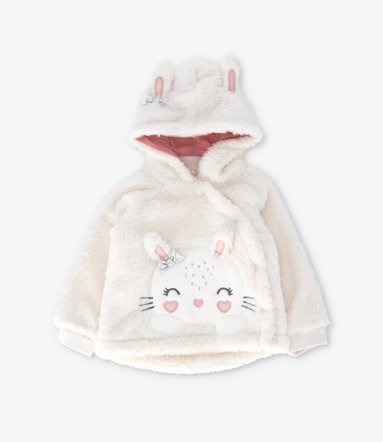 Buzo recién nacida con conejo 0 meses / Coral