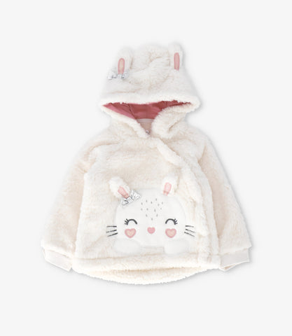 Buzo recién nacida con conejo