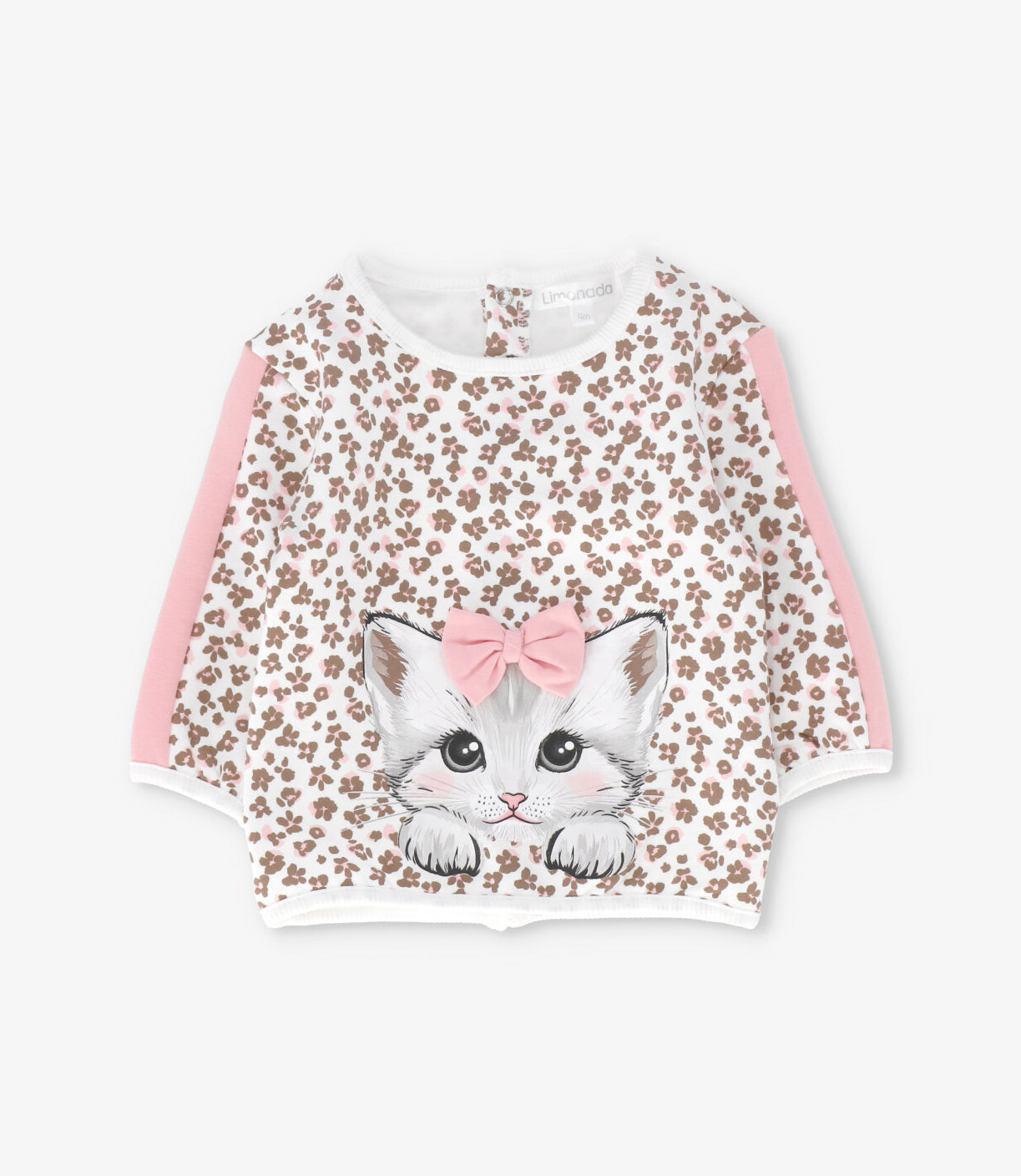Buzo recien nacida animal print 0 meses / Rosado