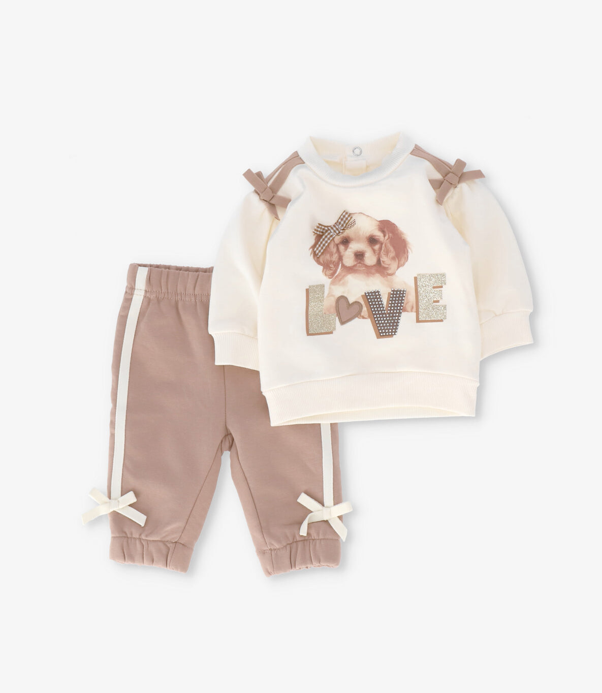 Buzo recién nacida con perro 0 meses / Beige