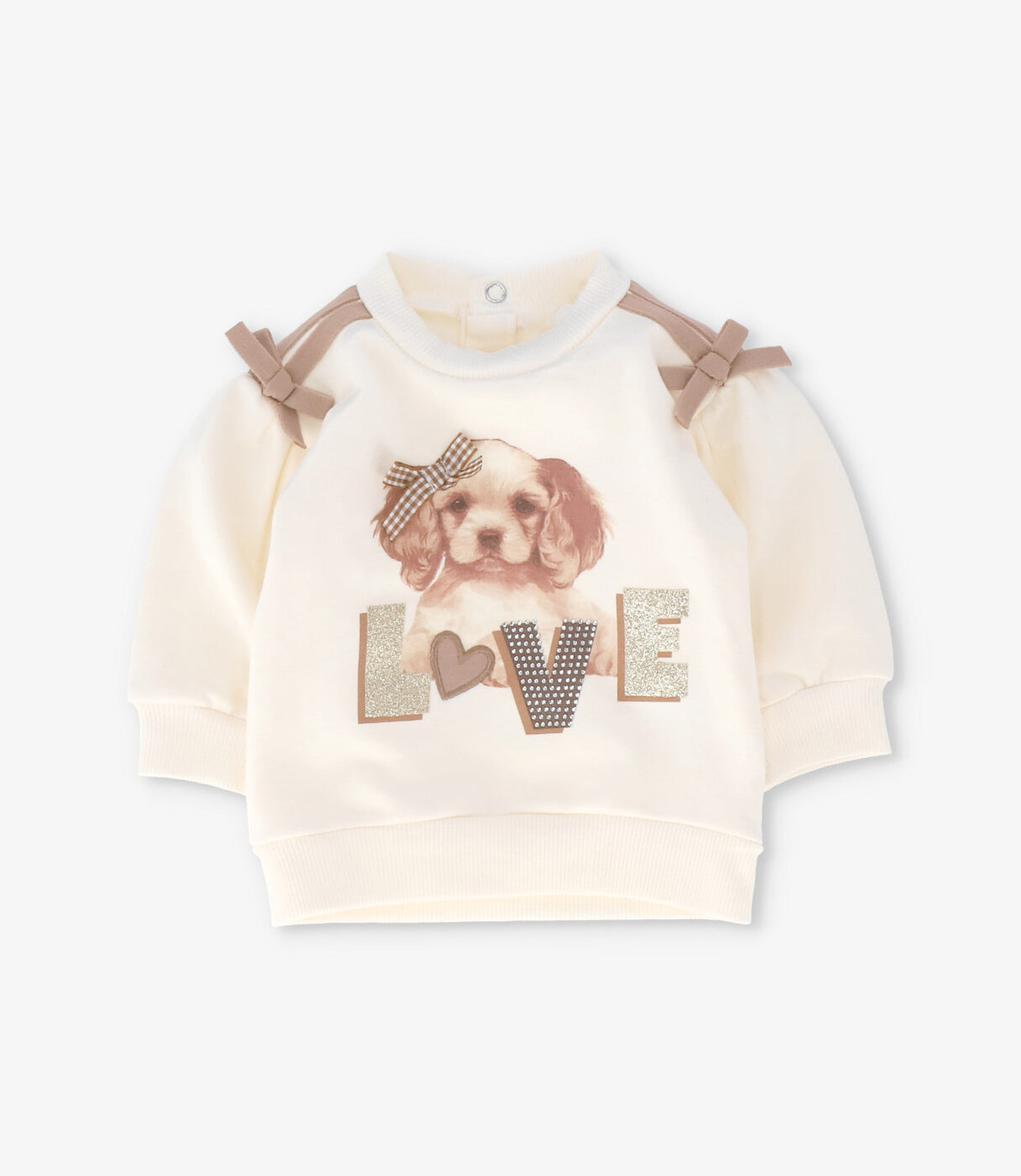 Buzo recién nacida con perro 0 meses / Beige