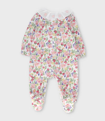 Enterito recién nacida floreado 0 meses / Blanco