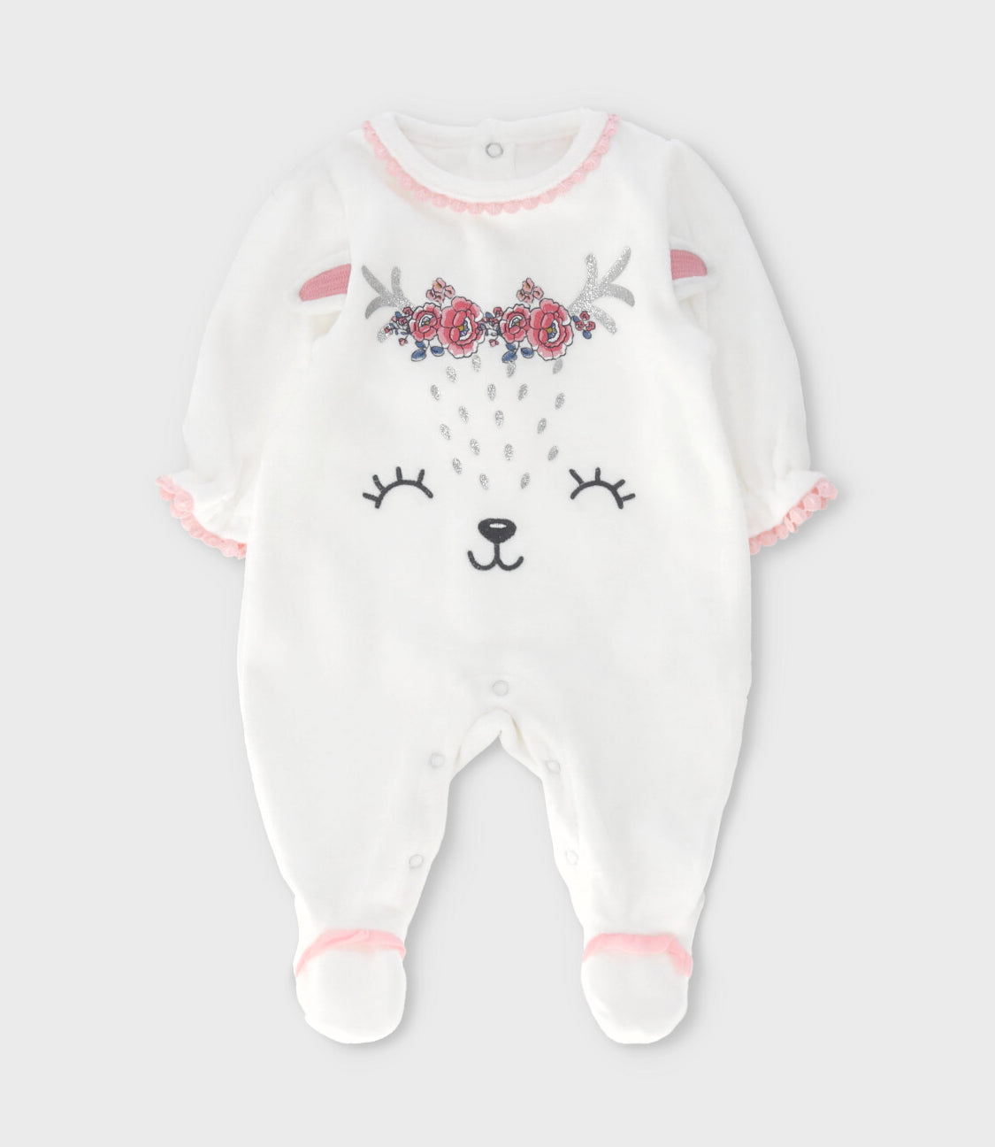 Enterito recién nacida con vuelos 0 meses / Blanco