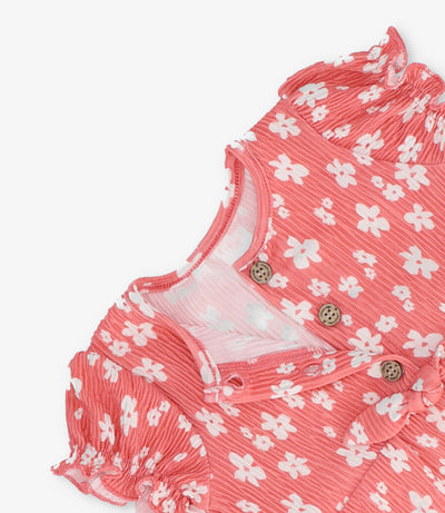 Enterito recién nacida floreado 0 meses / Coral