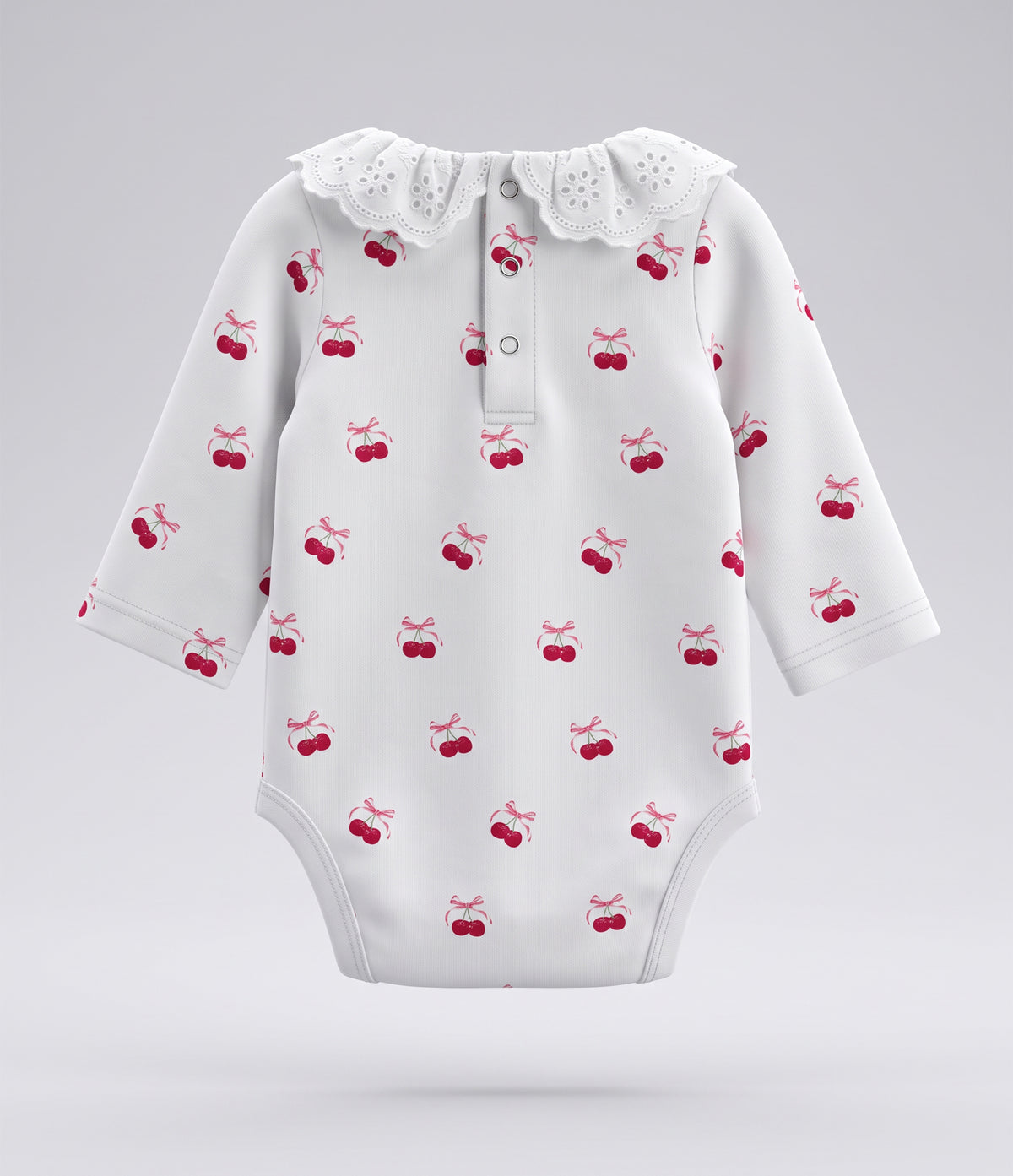 Body recién nacida con cherry 0 meses / Crudo