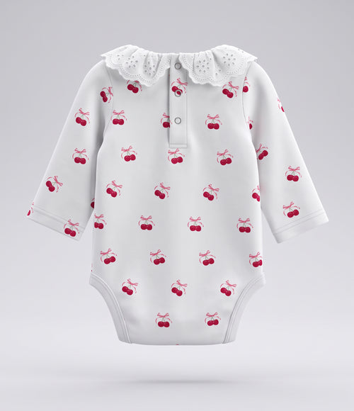 Body recién nacida con cherry 0 meses / Crudo