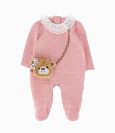 Enterito Recién Nacida Trenzado 0 meses / Rosado