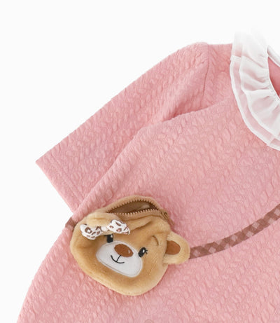 Enterito Recién Nacida Trenzado 0 meses / Rosado