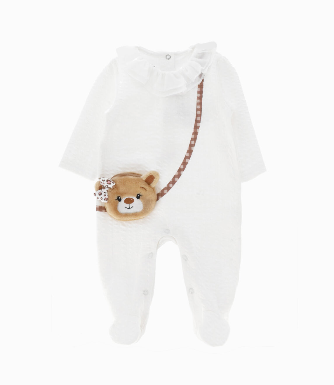 Enterito Recién Nacida Trenzado 0 meses / Blanco