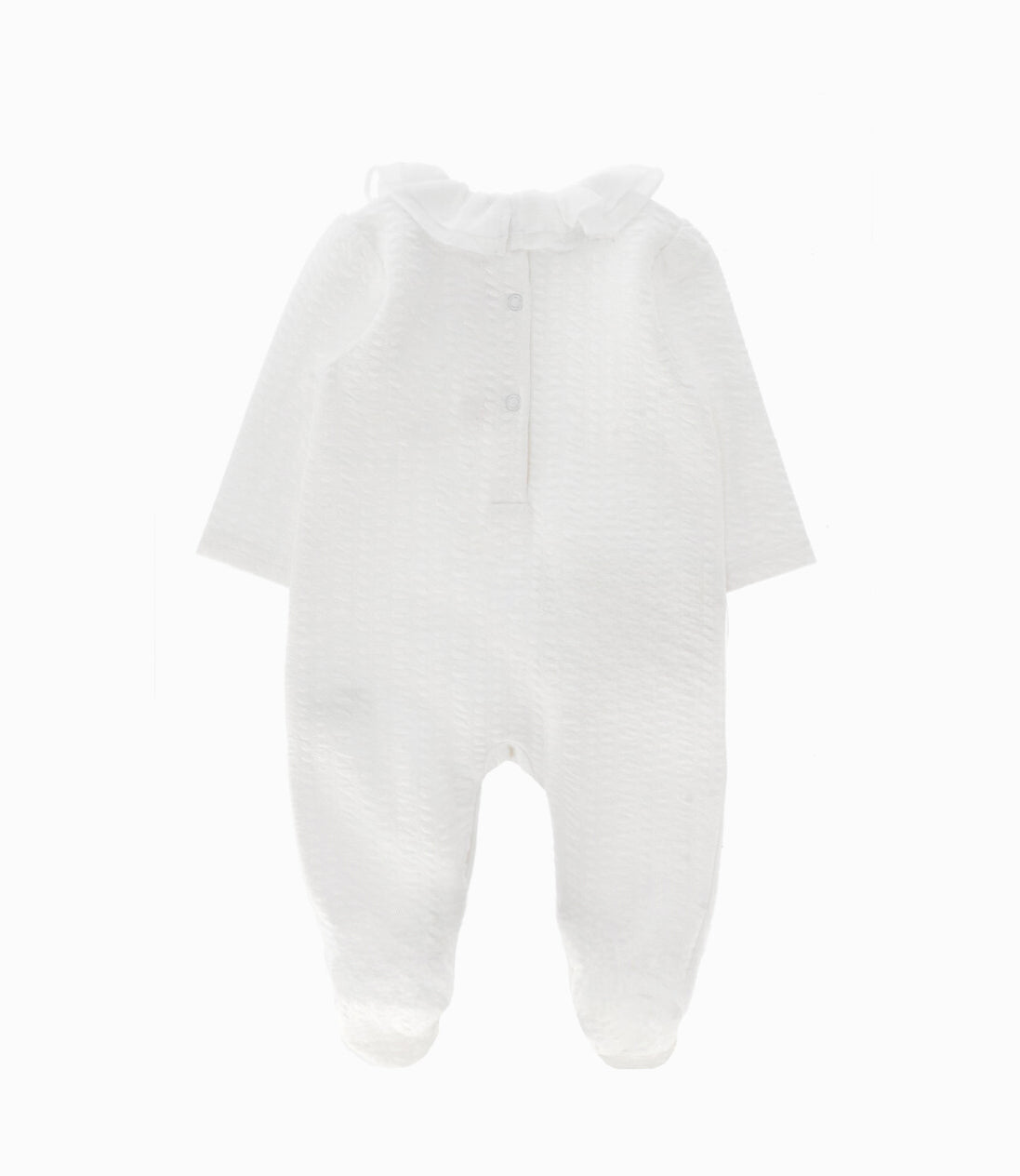 Enterito Recién Nacida Trenzado 0 meses / Blanco