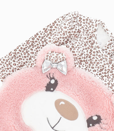 Enterito Recién Nacida Animal Print 0 meses / Rosado