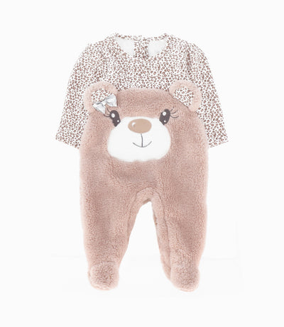 Enterito Recién Nacida Animal Print 0 meses / Beige