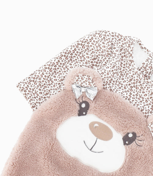 Enterito Recién Nacida Animal Print 0 meses / Beige