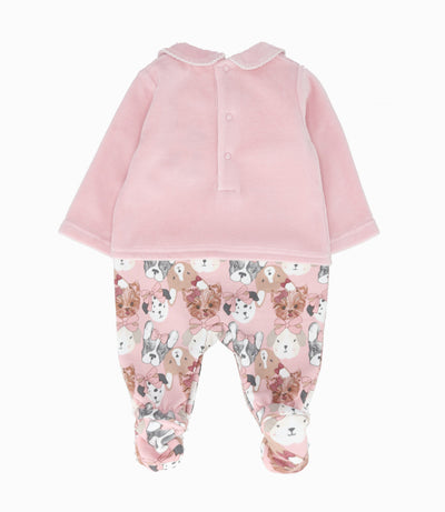 Enterito recién nacida con perrito 0 meses / Rosado