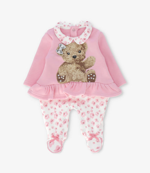 Enterito recién nacida animal print