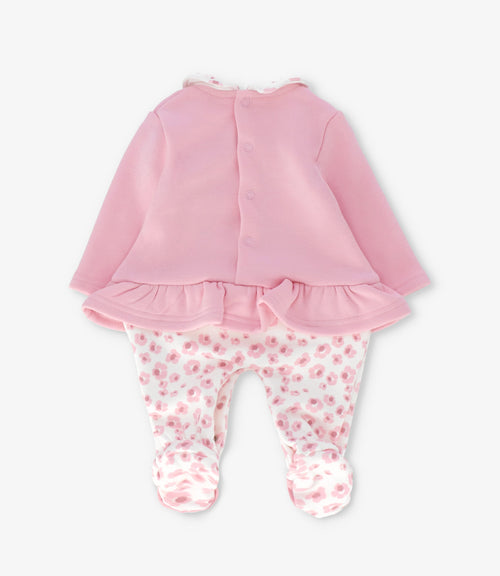 Enterito recién nacida animal print