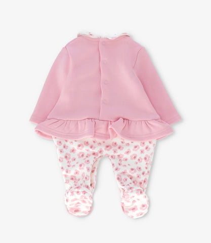 Enterito recién nacida animal print