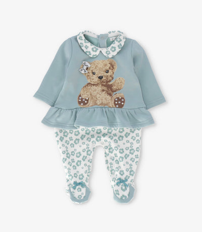 Enterito recién nacida animal print