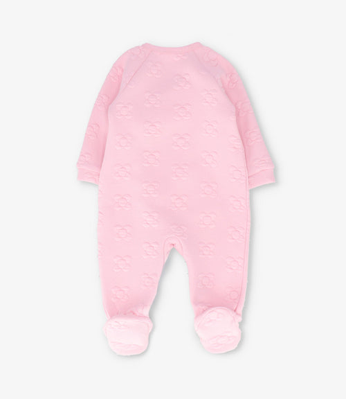 Enterito recién nacida acolchado con flores