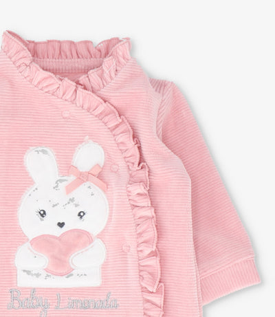 Enterito recién nacida de cotelé con conejo 0 meses / Rosado