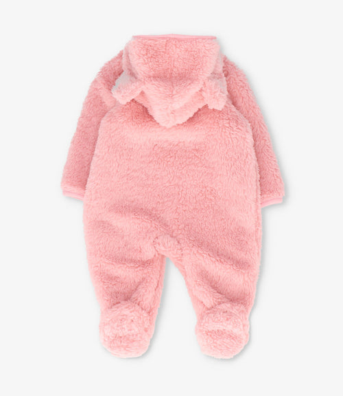 Enterito recien nacida con lazo animal print 0 meses / Rosado