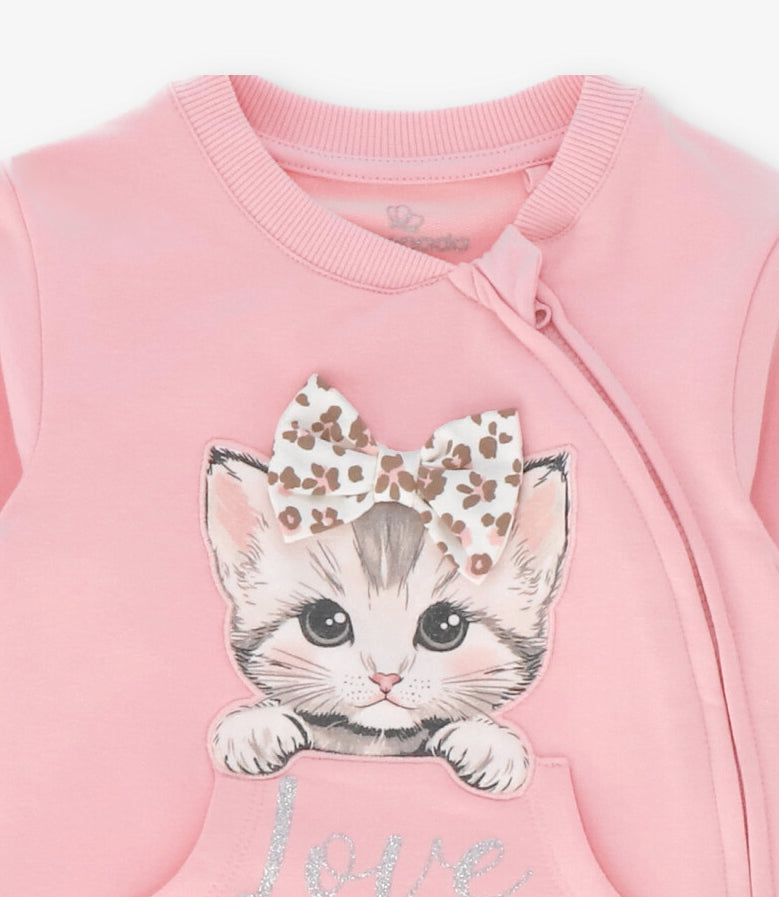 Enterito recien nacida con gatito 0 meses / Rosado