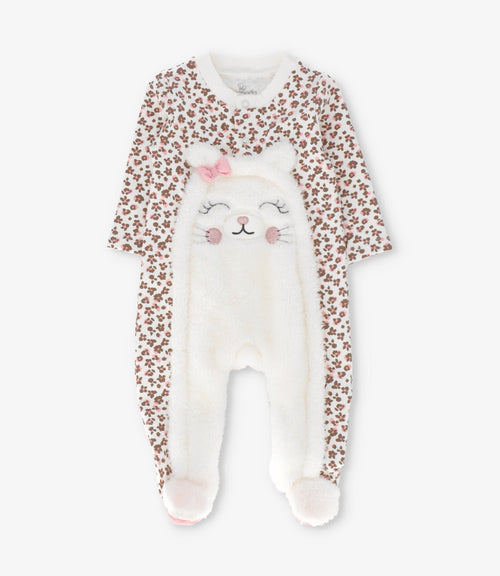 Enterito recien nacida animal print 0 meses / Rosado