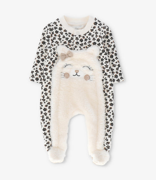 Enterito recien nacida animal print 0 meses / Negro