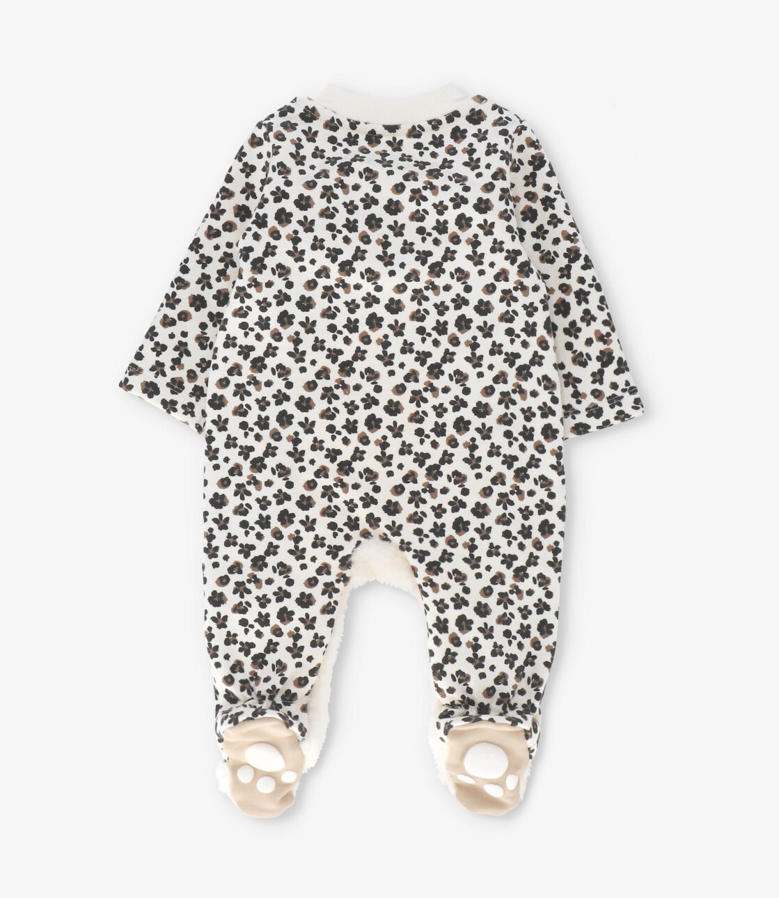 Enterito recien nacida animal print 0 meses / Negro