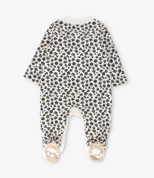 Enterito recien nacida animal print 0 meses / Negro
