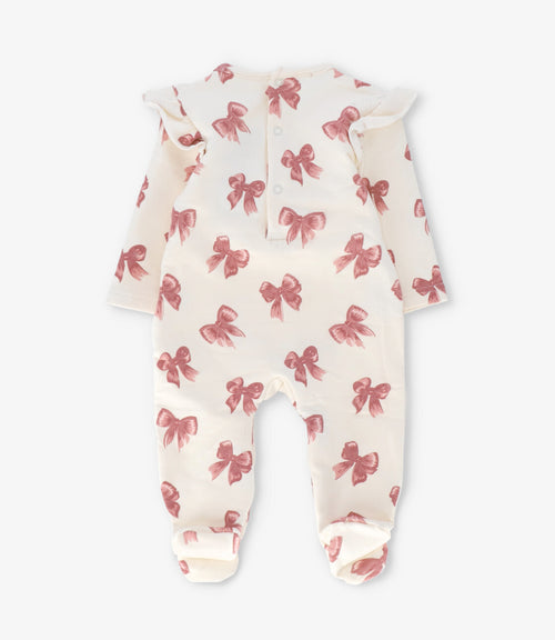 Enterito recién nacida con lazos 0 meses / Palo Rosa